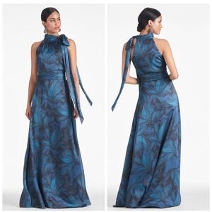 Sachin & Babi Kayla Gown - Tonal Petal - Blue - 0 $300